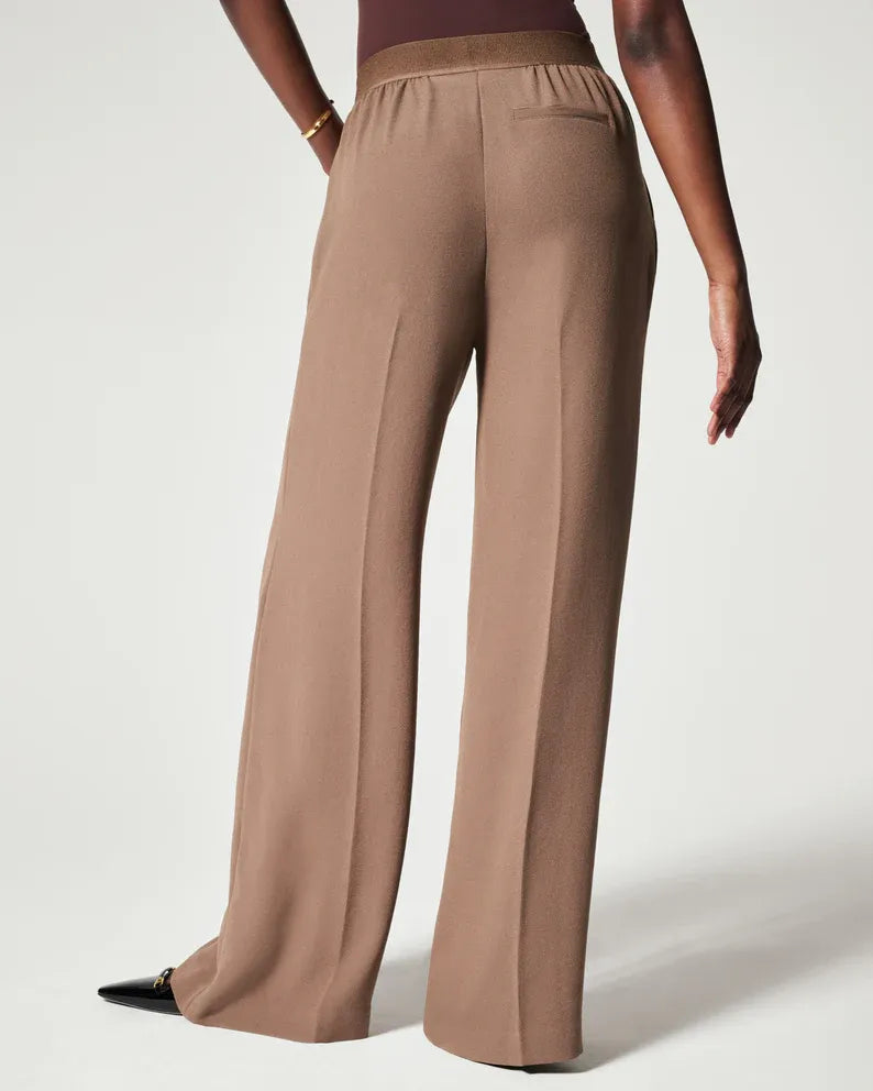 RUBY - Pleated Wide Leg Trousers