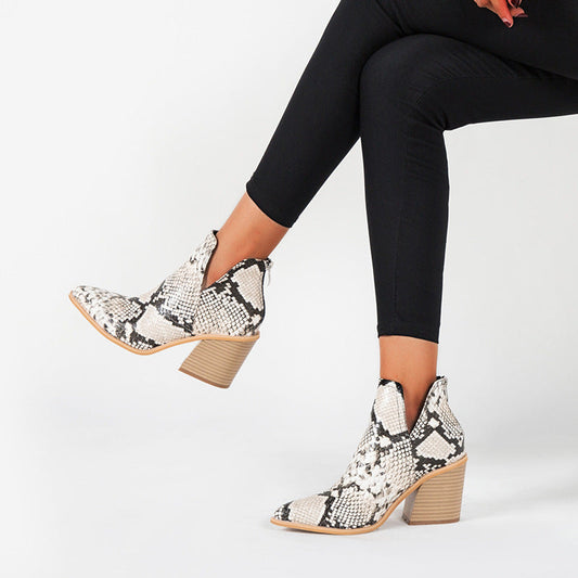 Odessa - Multi-Print Ankle Boots