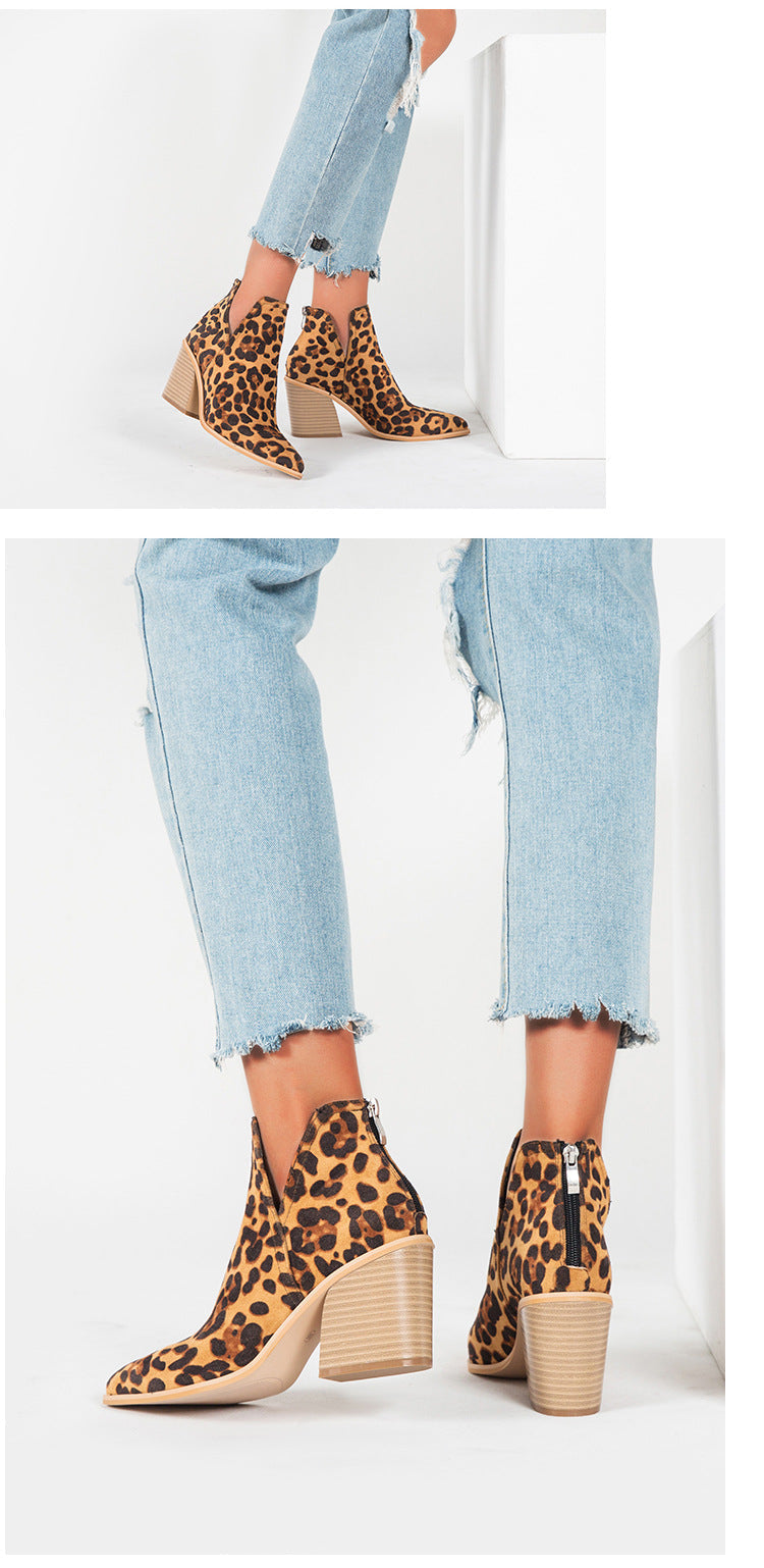 Odessa - Multi-Print Ankle Boots