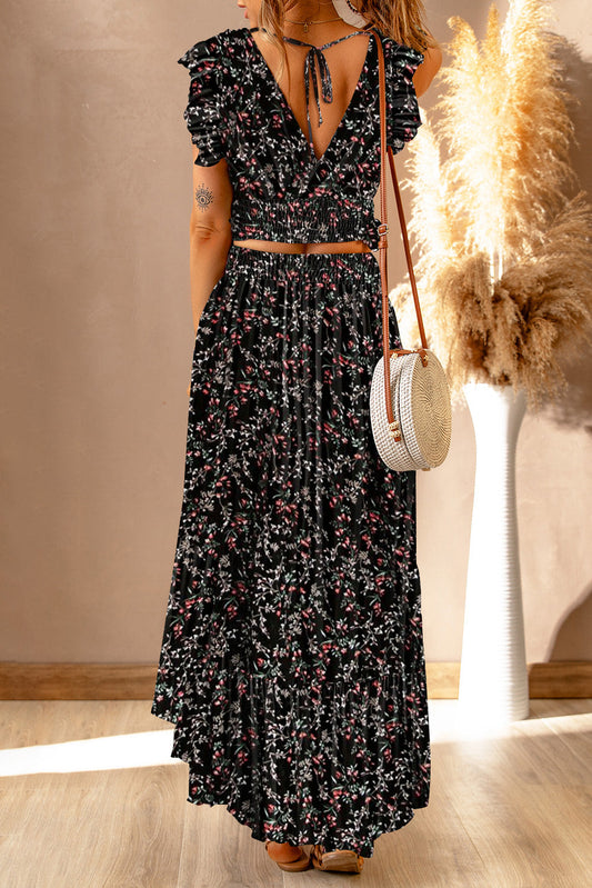 CHEY - Bohemian Split Maxi Dress