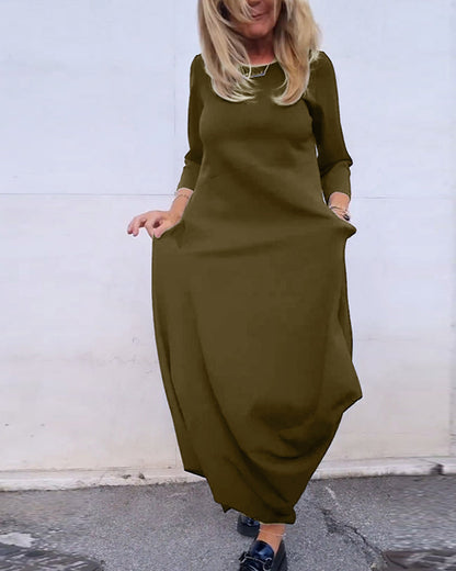 Mia - Long sleeve vintage dress