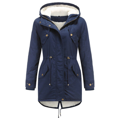 HAZEL - Casual Drawstring Hooded Jacket