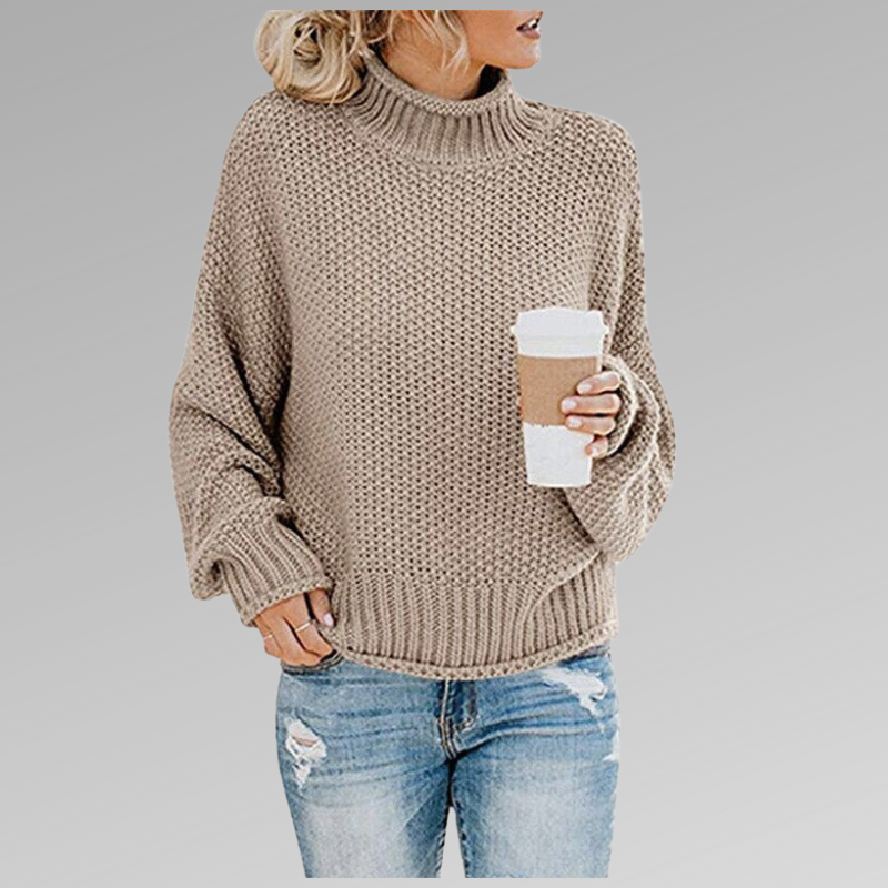 Stace | High Neck Knitted Sweater