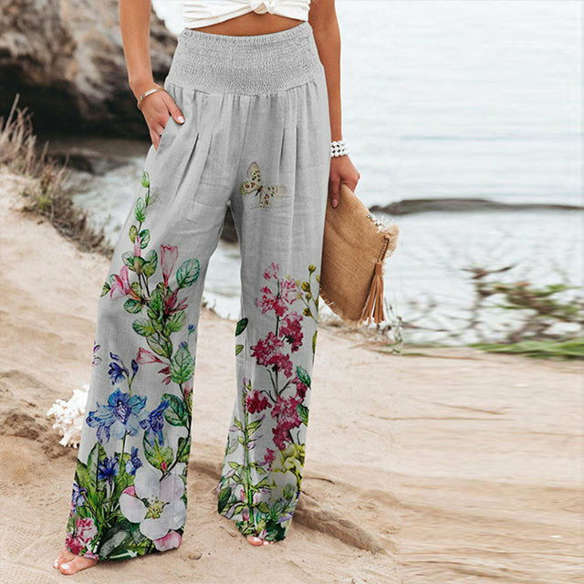 Lannle | Stylish Flower Pants