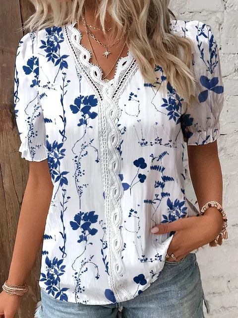 Madeline | Elegant V-neck Shirt