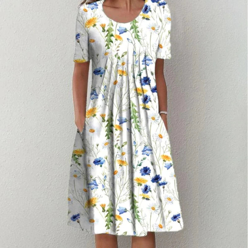 Adeline I Elegant Cotton Dress