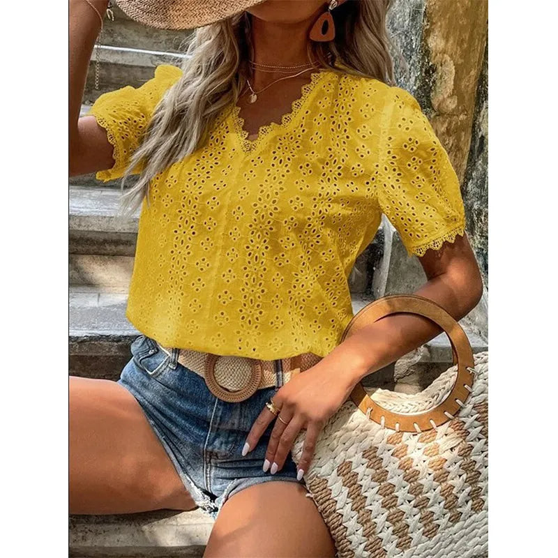 Sarah I Summer Lace Blouse