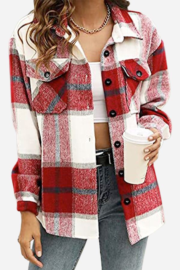 Lisa | Long Sleeve Plaid Flannel