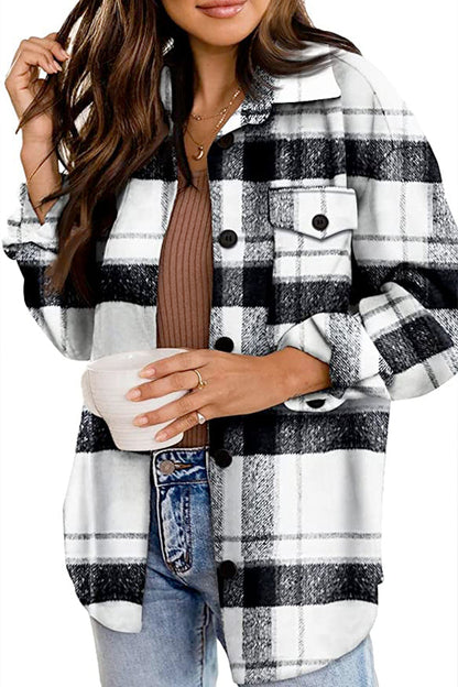 Lisa | Long Sleeve Plaid Flannel