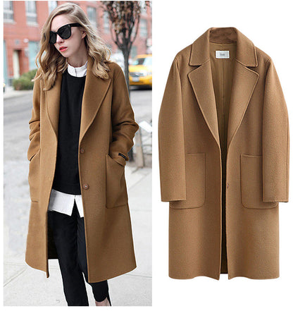 LEONA - Long Wool Coat