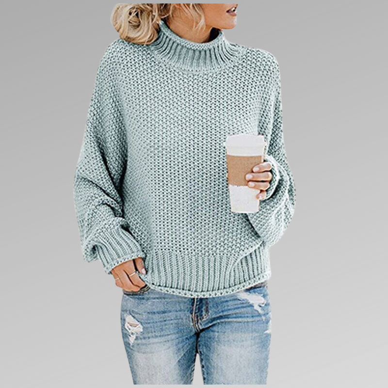 Stace | High Neck Knitted Sweater