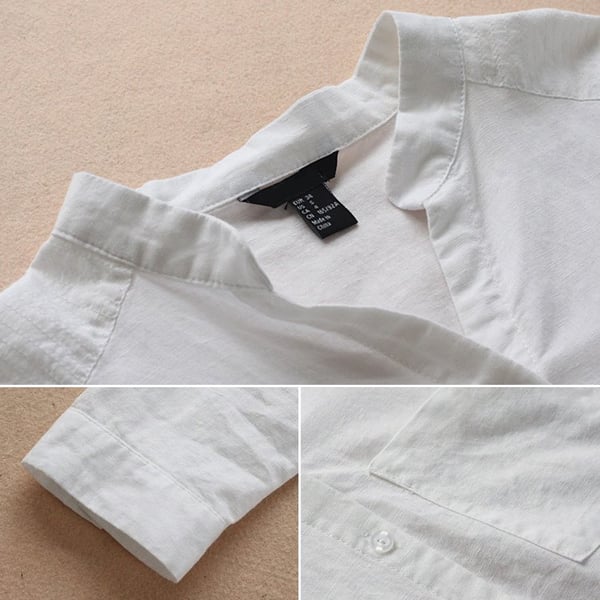 Mia  | Long Sleeve Linen Shirt