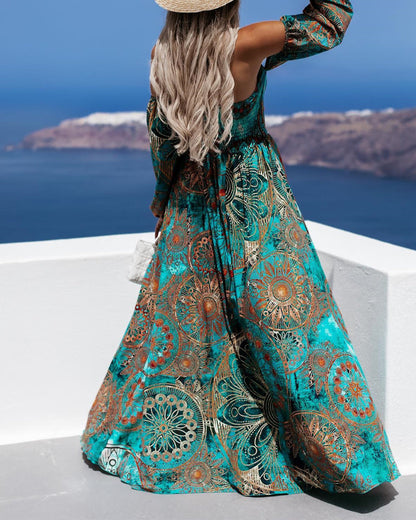 AURI - Off Shoulder Maxi Dress