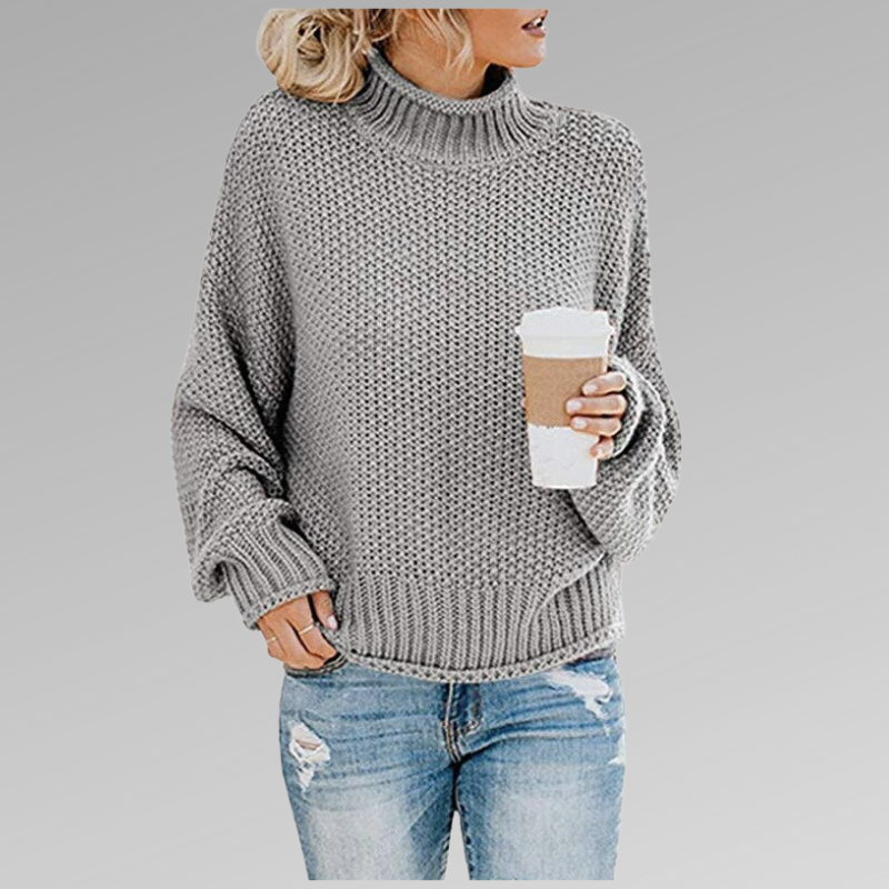 Stace | High Neck Knitted Sweater