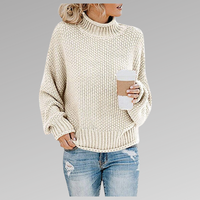 Stace | High Neck Knitted Sweater