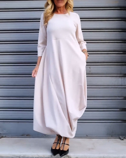 Mia - Long sleeve vintage dress