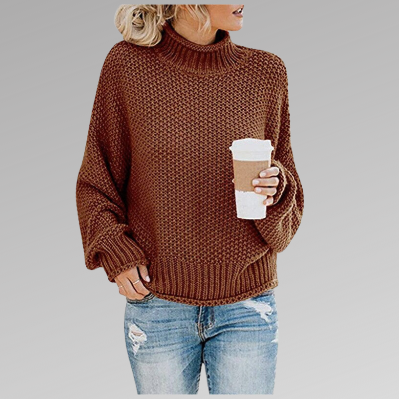 Stace | High Neck Knitted Sweater