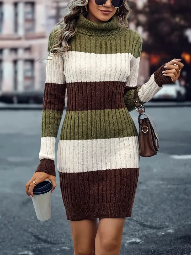 Sydney |  Stripped Winter Dress