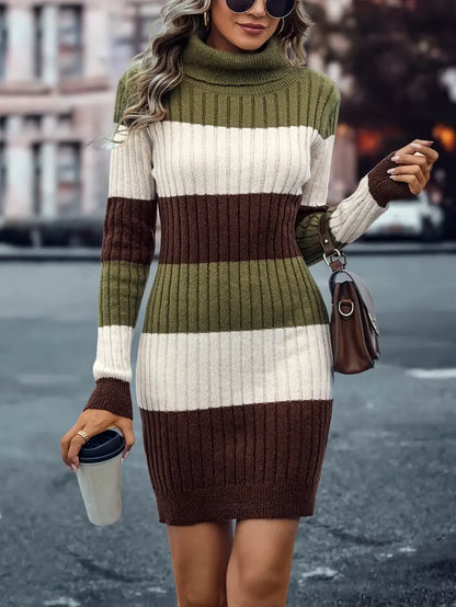 Sydney |  Stripped Winter Dress