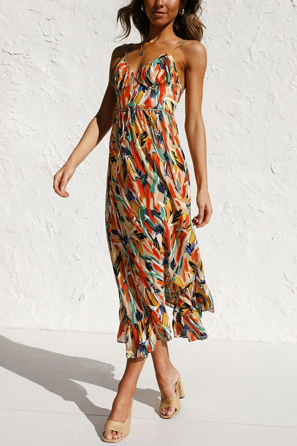 Thessaly | Colorful midi dress