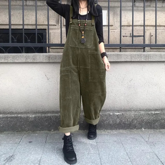 Isabela Vintage Corduroy Jumpsuit