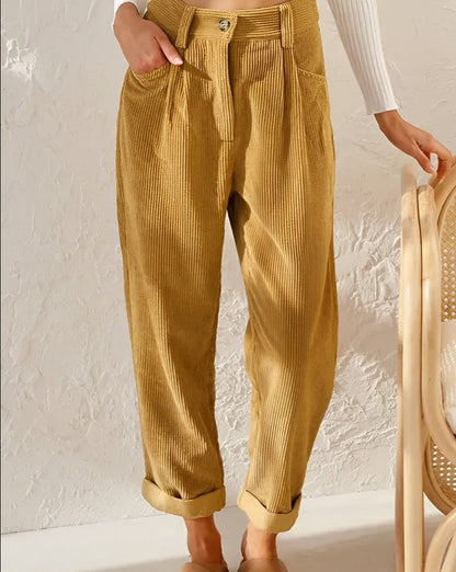 Monika | Fashionable Corduroy Pants