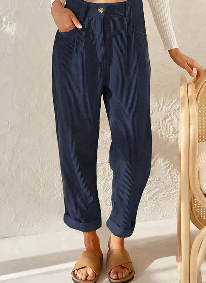 Monika | Fashionable Corduroy Pants