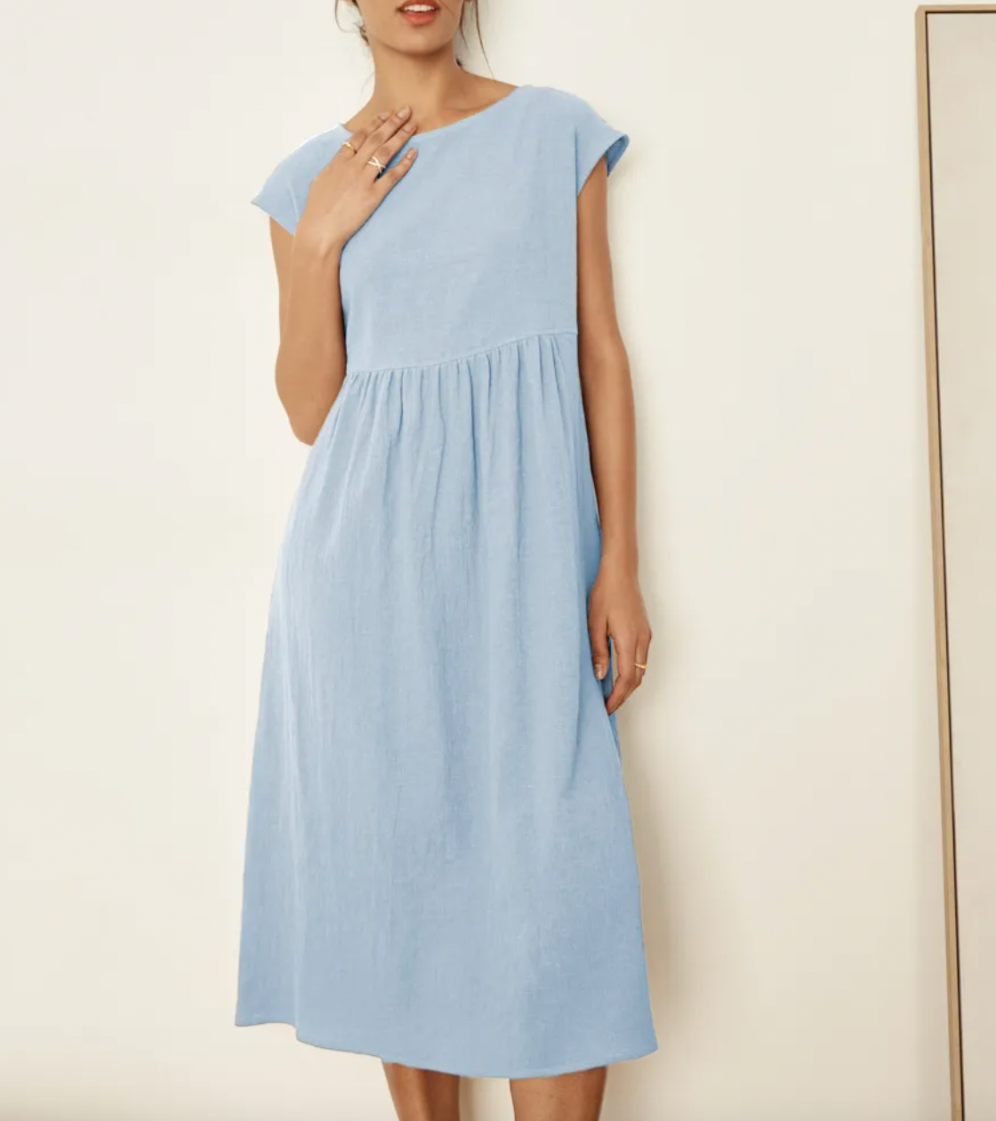 Linda - Linen Dress For Australian Summer Season