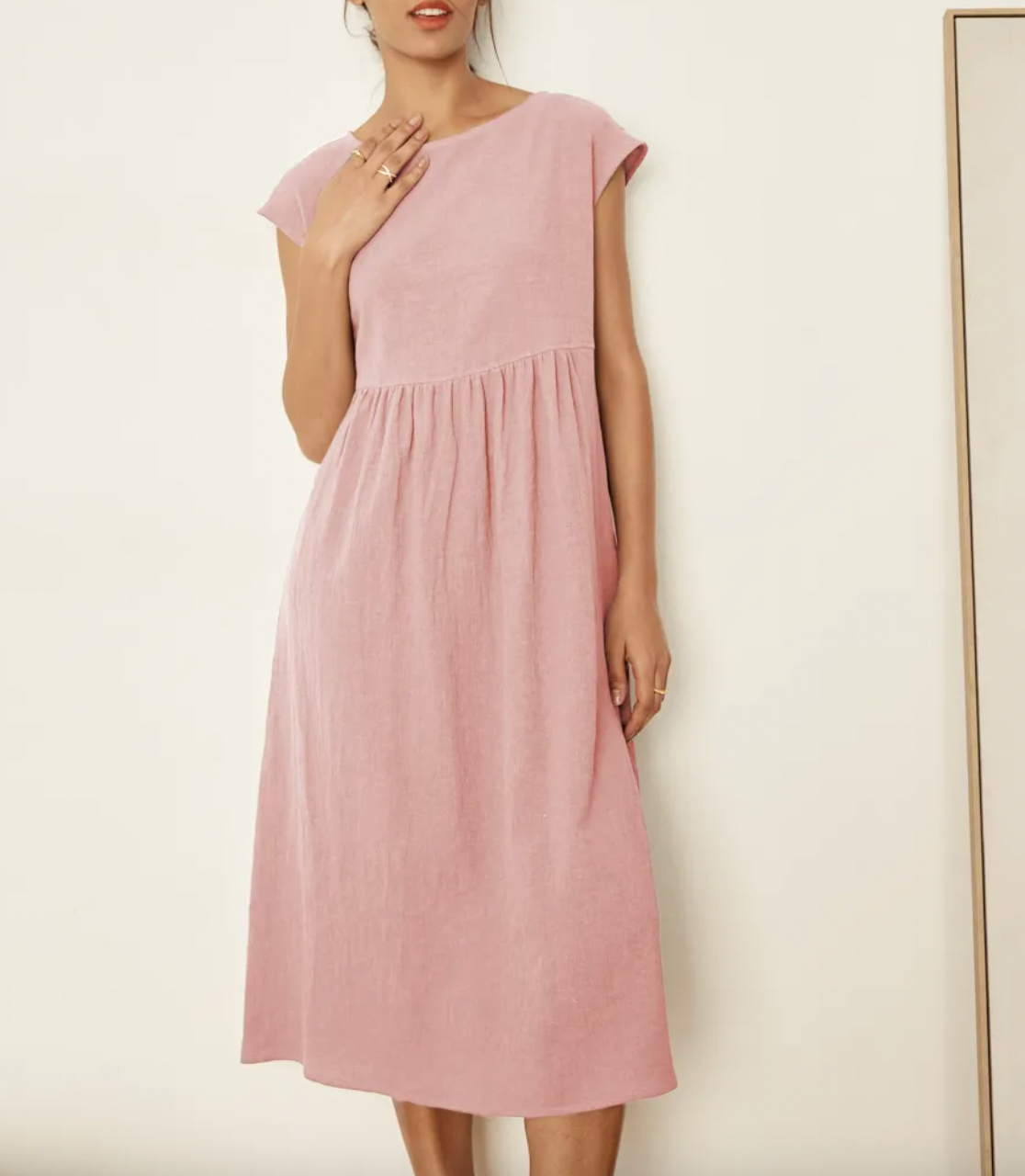 Linda - Linen Dress For Australian Summer Season