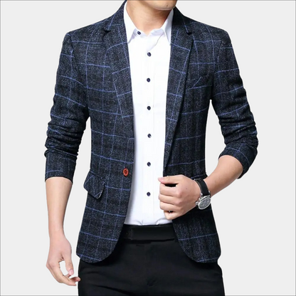 Alian - Casual checkered men's blazer