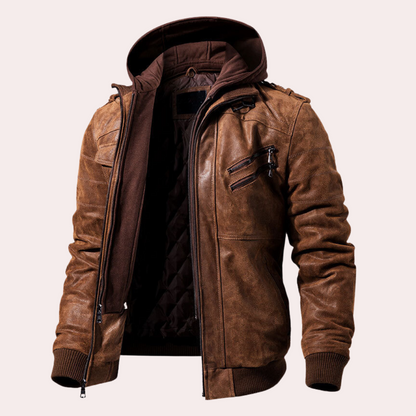 Aslak - Stylish men's hooded jacket