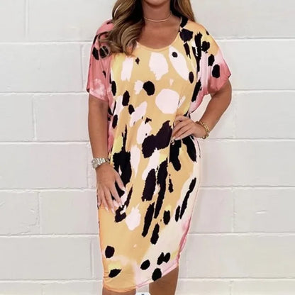 Christina - Leopard print loose casual dress