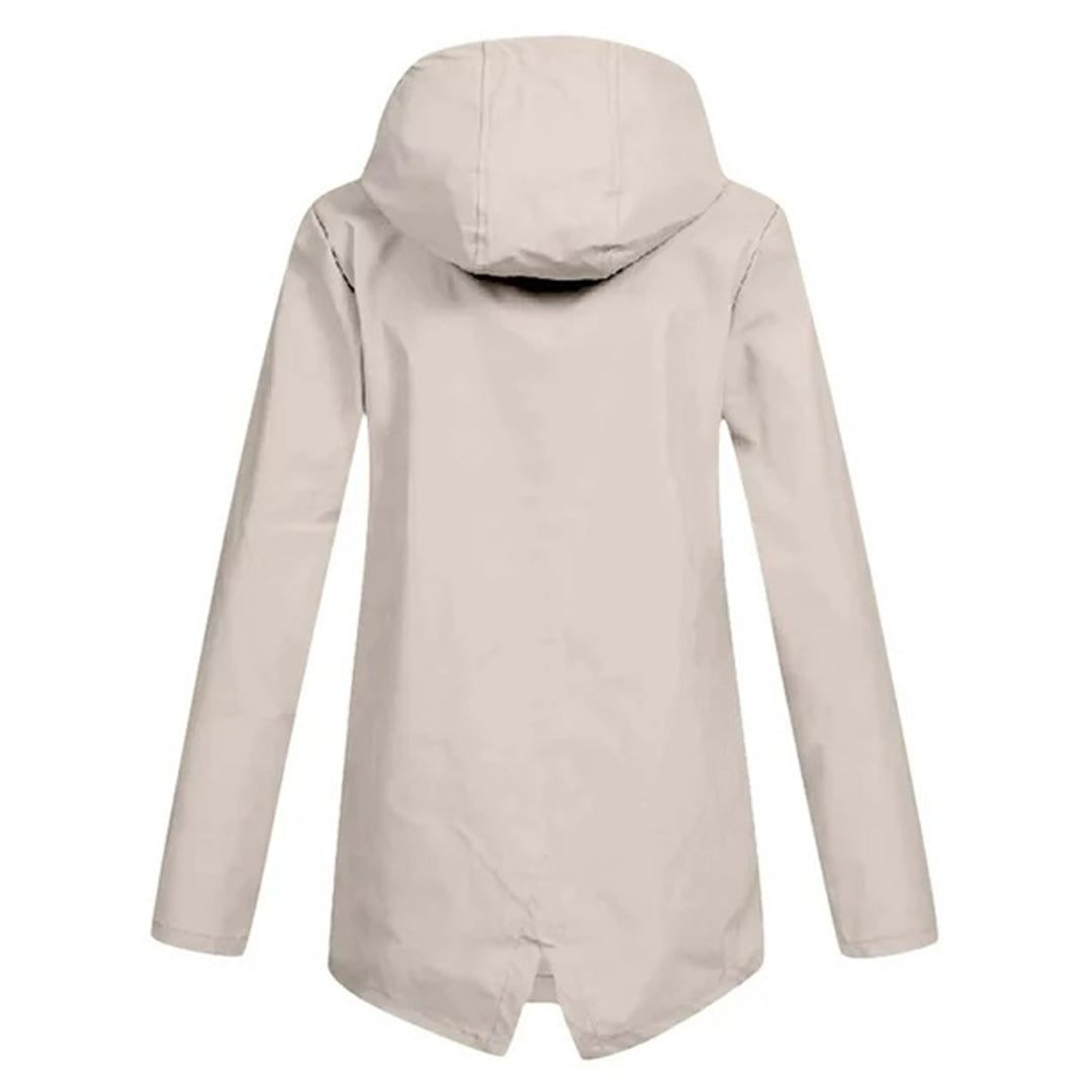 Francine | Long hooded raincoat