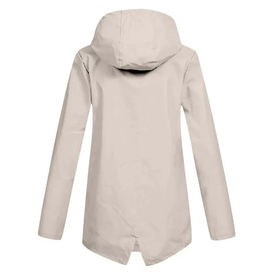 Francine | Long hooded raincoat