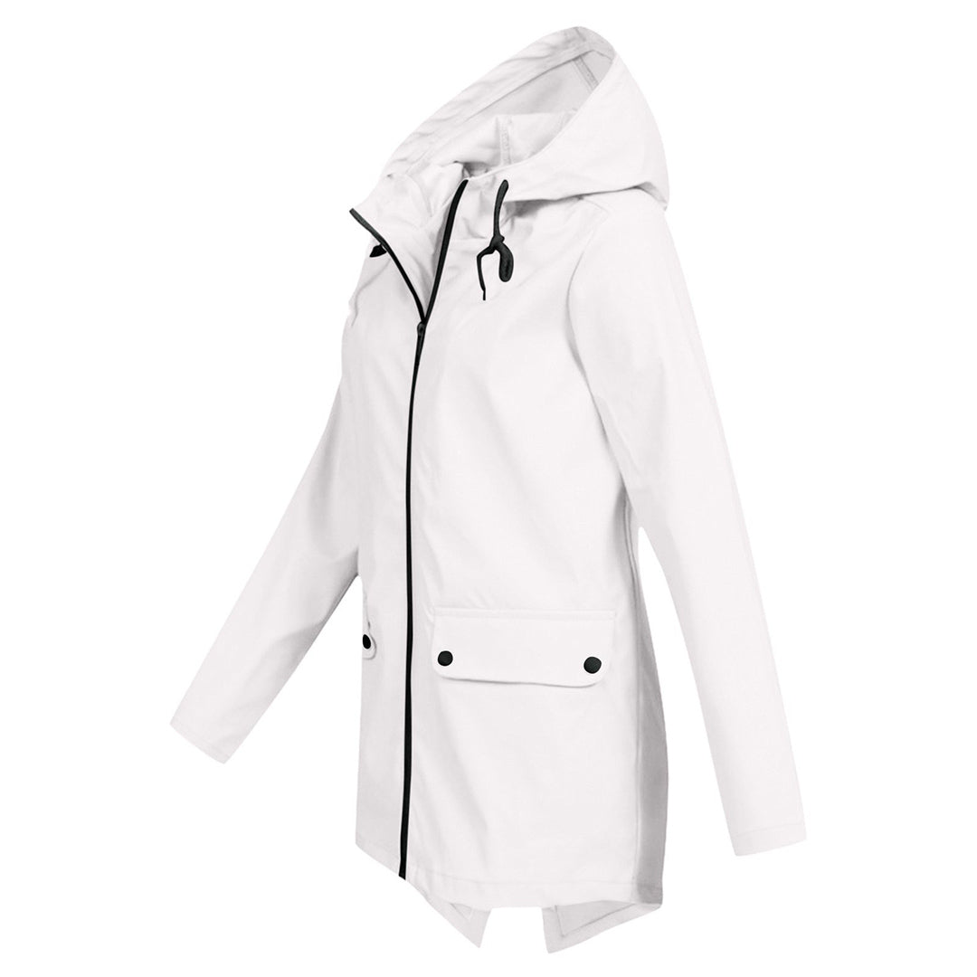 Francine | Long hooded raincoat