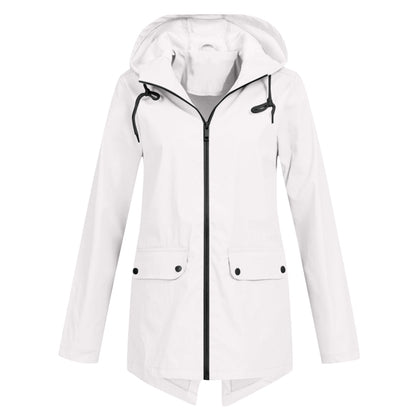 Francine | Long hooded raincoat