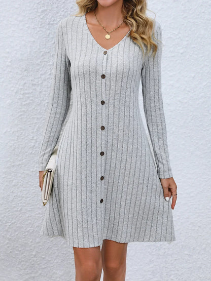 Amy | Ribbed Knitted Dress