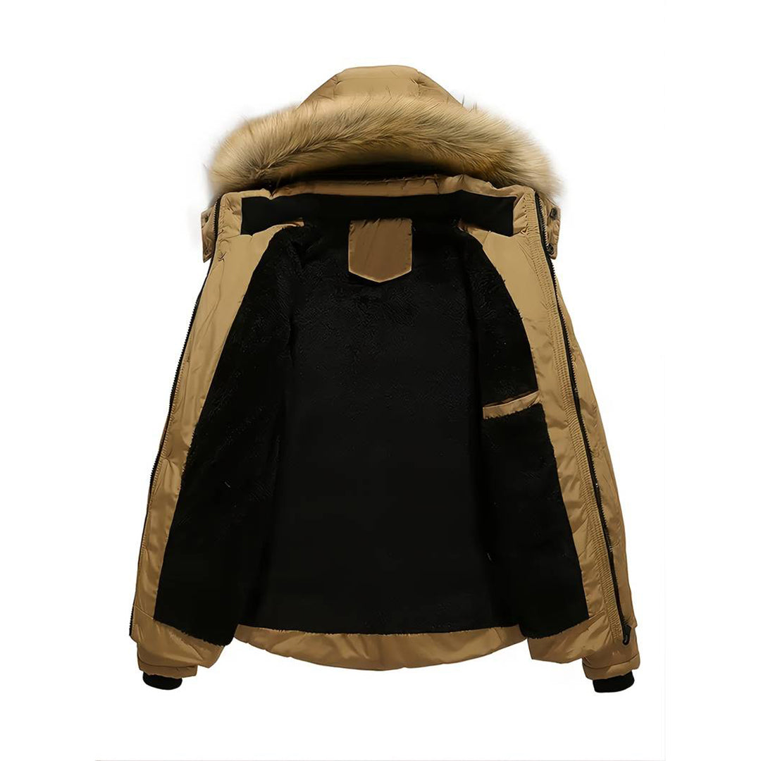 Solomon | Men's parka with detachable hood