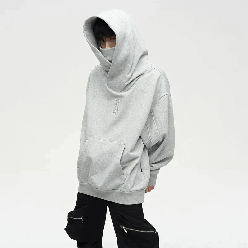 Ninja - Men's Hoodie with Double Neckline