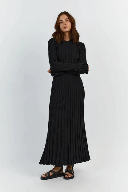 Alena | Ribbed Knit Dress