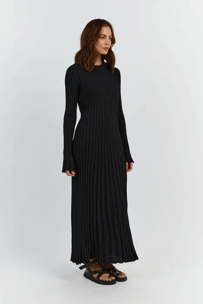 Alena | Ribbed Knit Dress