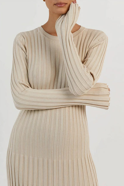 Alena | Ribbed Knit Dress