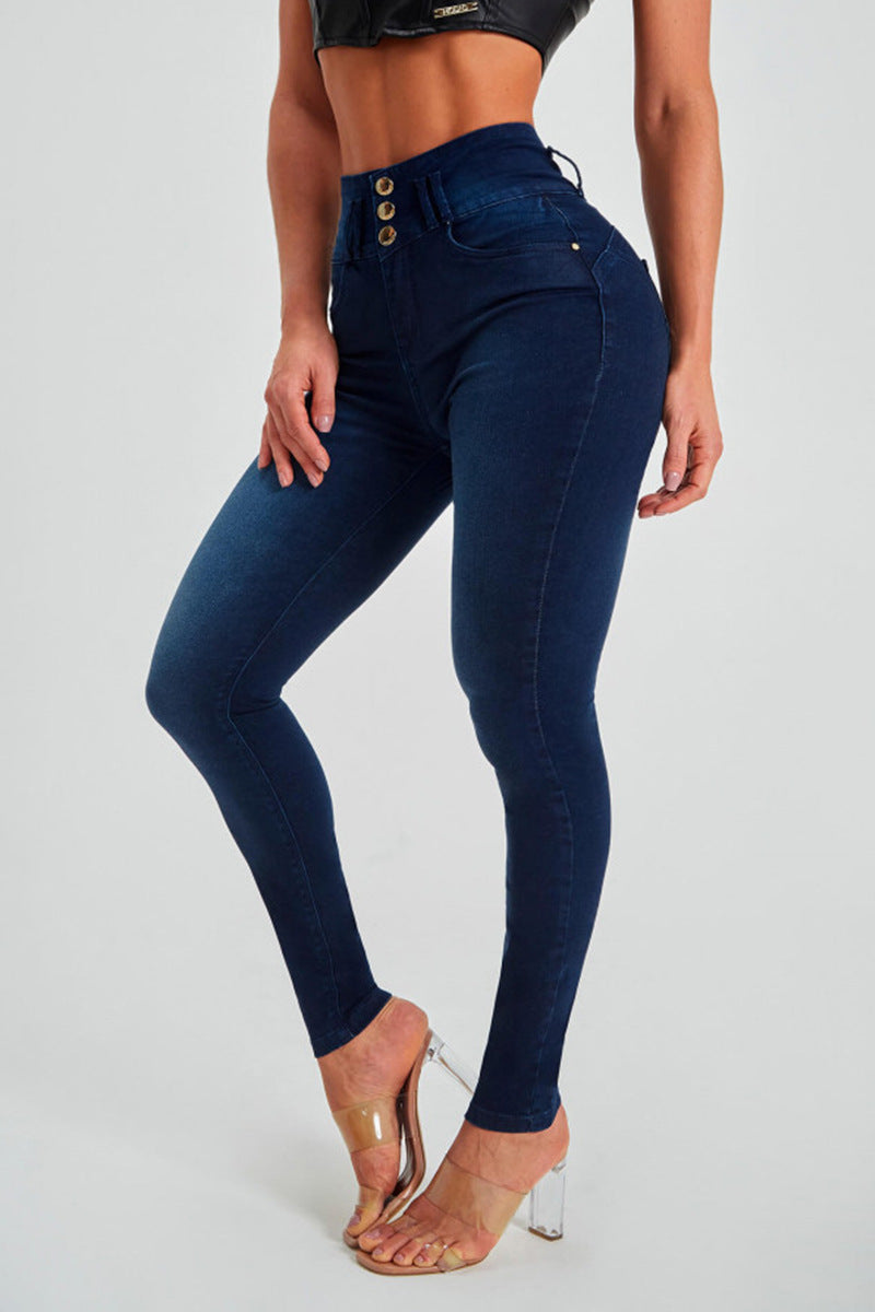 SUTTON - High-Waisted Skinny Jeans