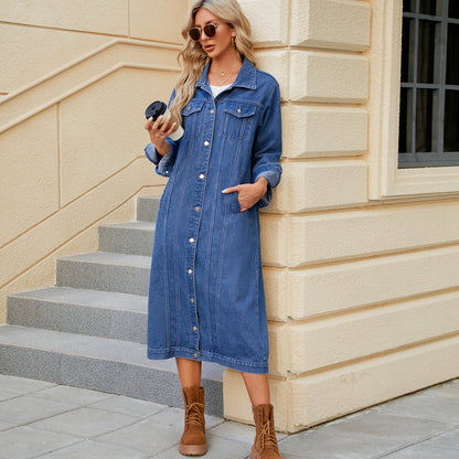 SERIL - Denim Duster Jacket