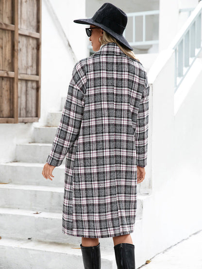 GIA - Plaid Longline Coat