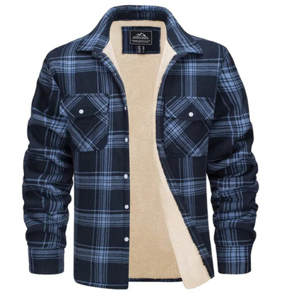 Eamon | Fleece-lined Plaid Jacket