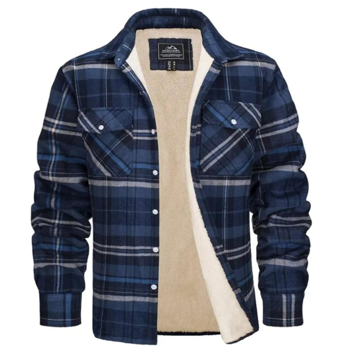 Eamon | Fleece-lined Plaid Jacket