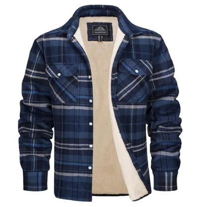 Eamon | Fleece-lined Plaid Jacket