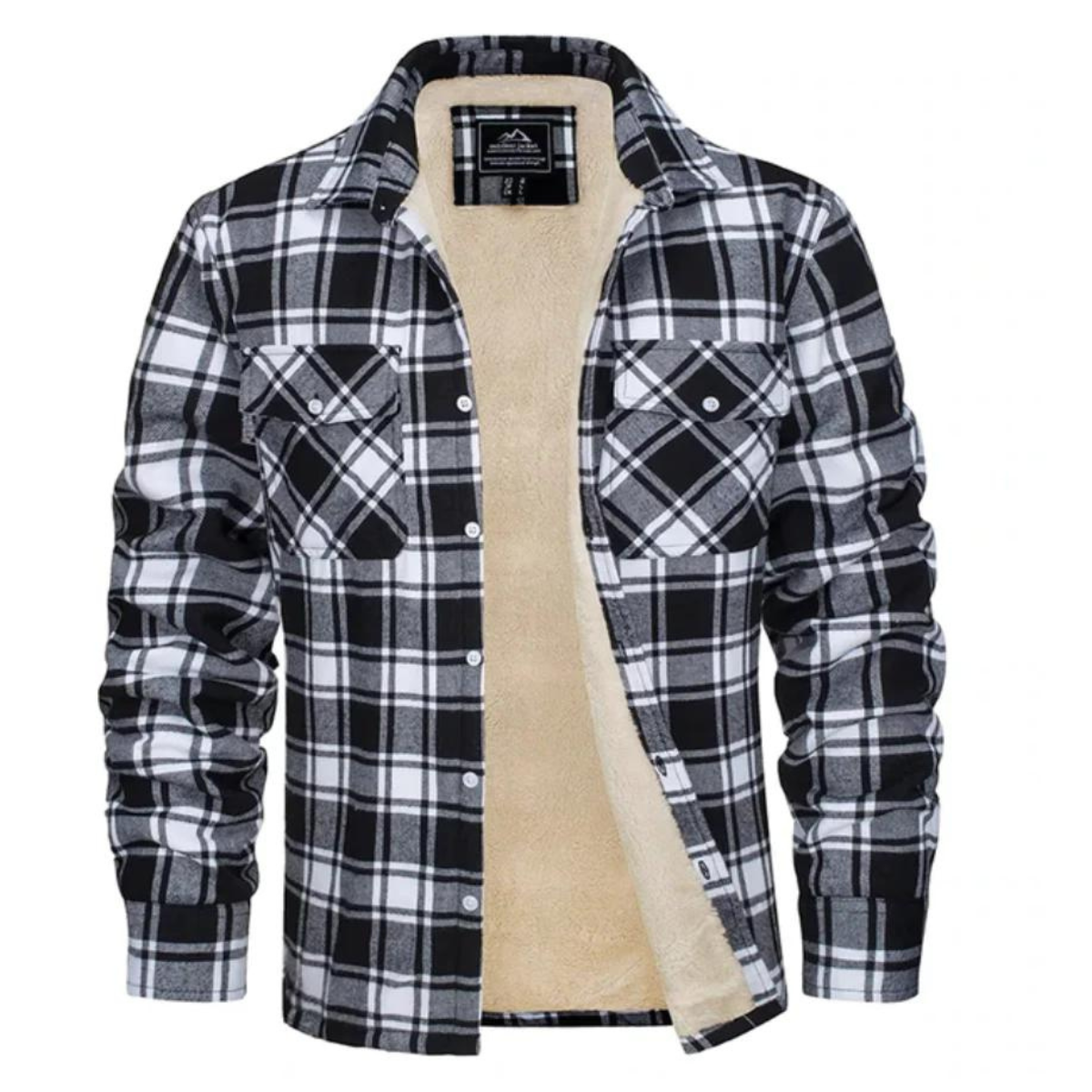 Eamon | Fleece-lined Plaid Jacket