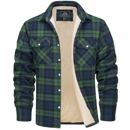 Eamon | Fleece-lined Plaid Jacket